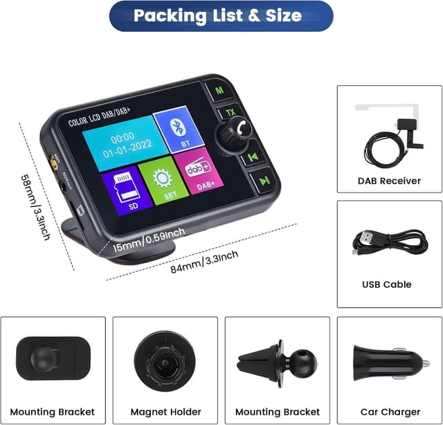 Thumbnail 5 de Hikity Radio DAB 2,4"