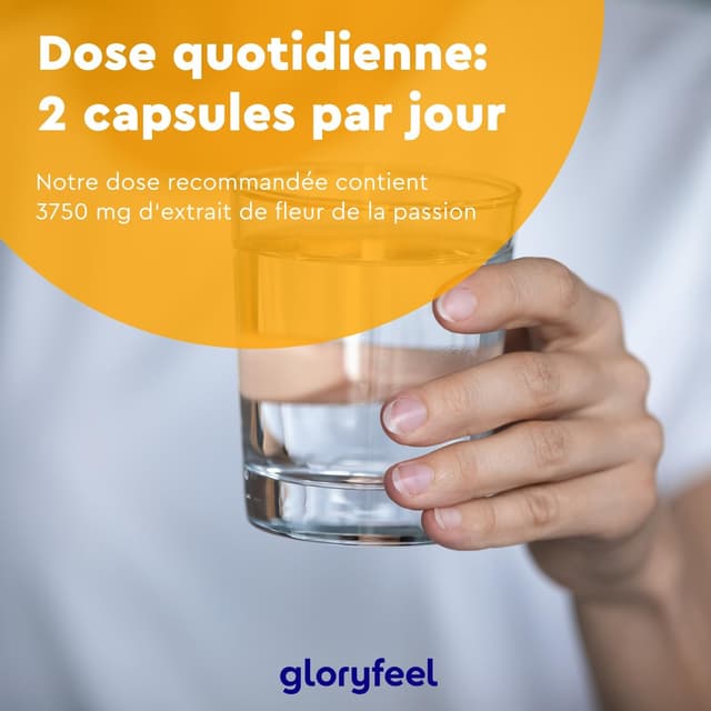 Detalle 2 de Extrait de Passiflore 5:1 937,5 mg – 240 capsules végétaliennes (approvisionnement 4 mois)