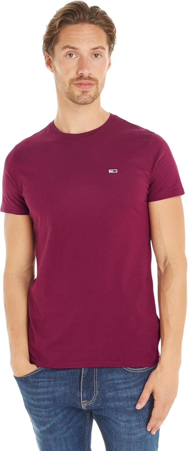 Thumbnail 6 de Tommy Jeans Camiseta Slim Fit Manga Corta ❤️ Rose Red XS