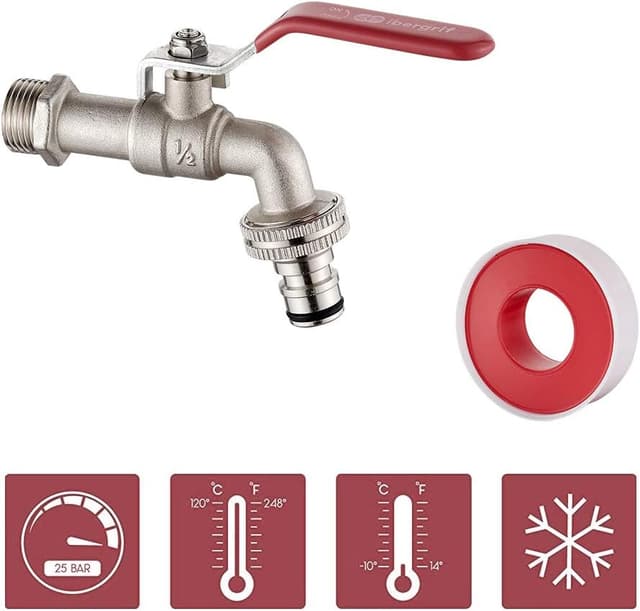 Thumbnail 1 de Ibergrif M22201-1 Rubinetto giardino 1/2"