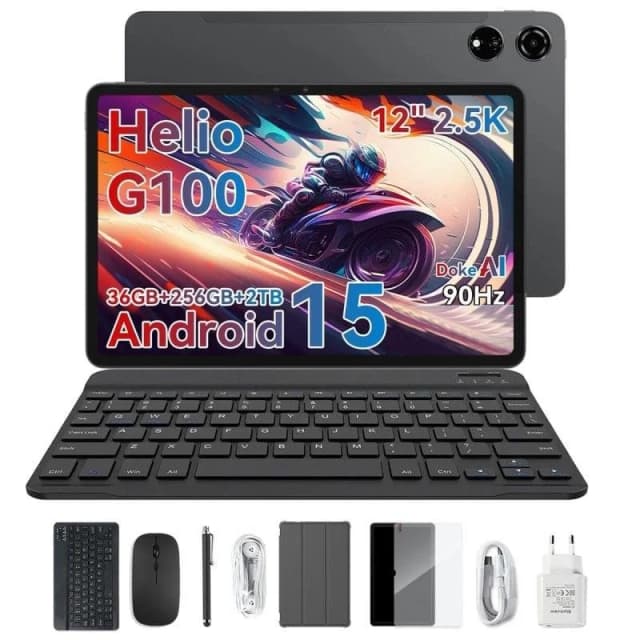 Detalle de Blackview MEGA 3 WiFi + 4G de 12,1" (36GB RAM, 256GB) Gris