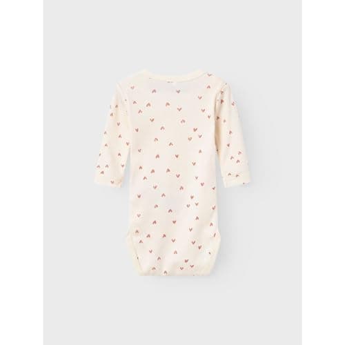 Thumbnail 1 de NAME IT Nbfbody 2p LS Buttercream Hearts Noos Body 9 meses 👶