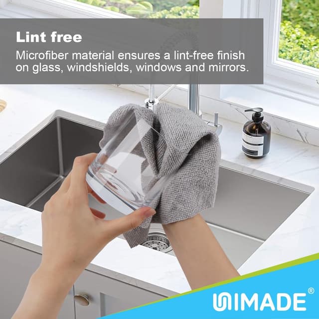 Thumbnail 4 de UNIMADE Microfiber Cleaning Cloth 150 pack 🧽