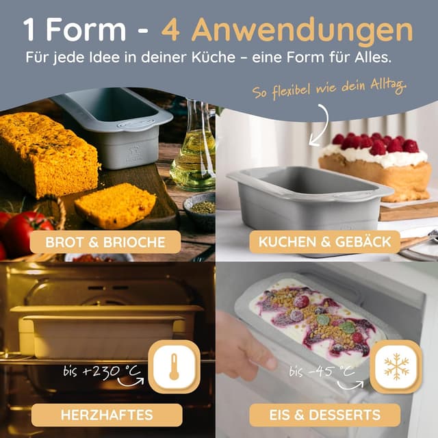 Detalle 2 de Backefix Brotbackform Silikon 23 cm