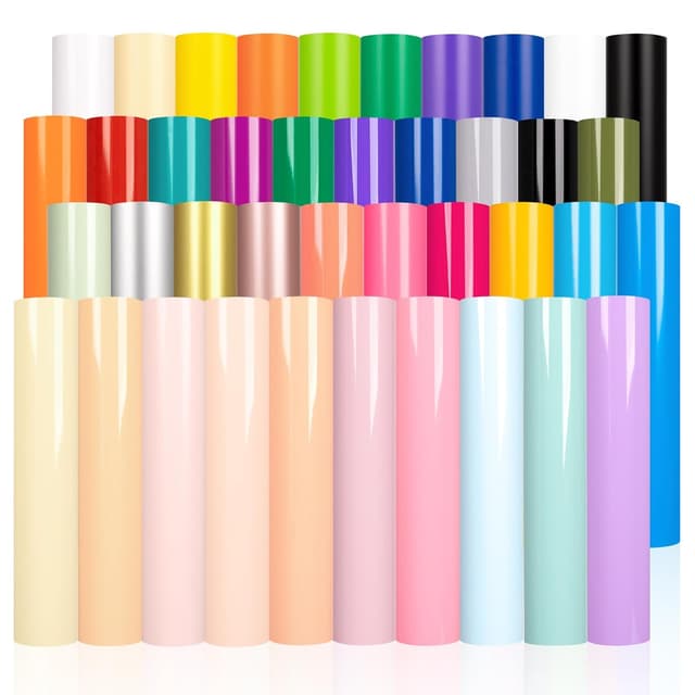 Imagen de VINYL FROG Permanent Adhesive Vinyl 40 Pack 12x12 en OfertitasTOP