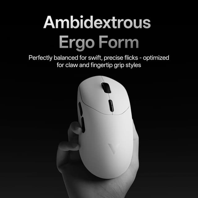 Detalle de Rapoo VT2 wireless gaming mouse 8K