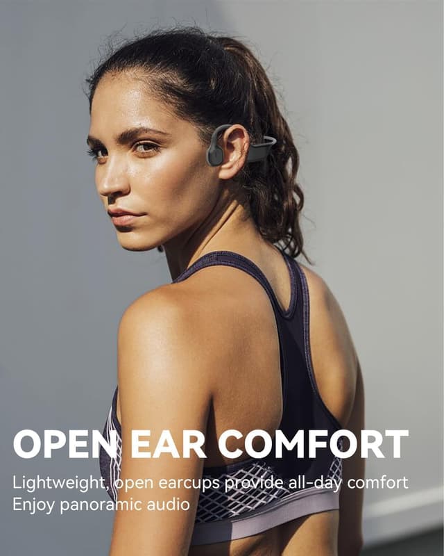 Detalle 2 de SANOTO bone conduction Open‑Ear Bluetooth 5.0 headphones