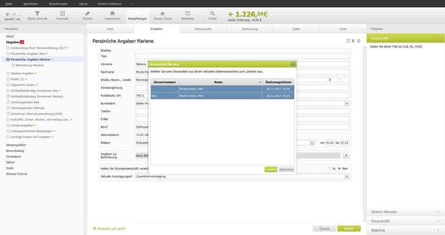 Thumbnail 4 de TAXMAN 2026 Steuerprogramm Download