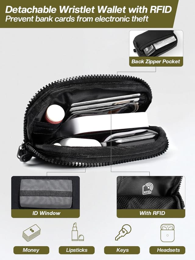 Thumbnail 4 de Tiostep Clip and Go Strap Phone Wallet with RFID