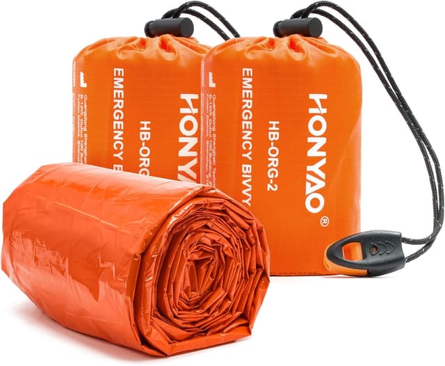 Imagen de HONYAO Survival Sleeping Bag for Outdoors, 2 pack en OfertitasTOP