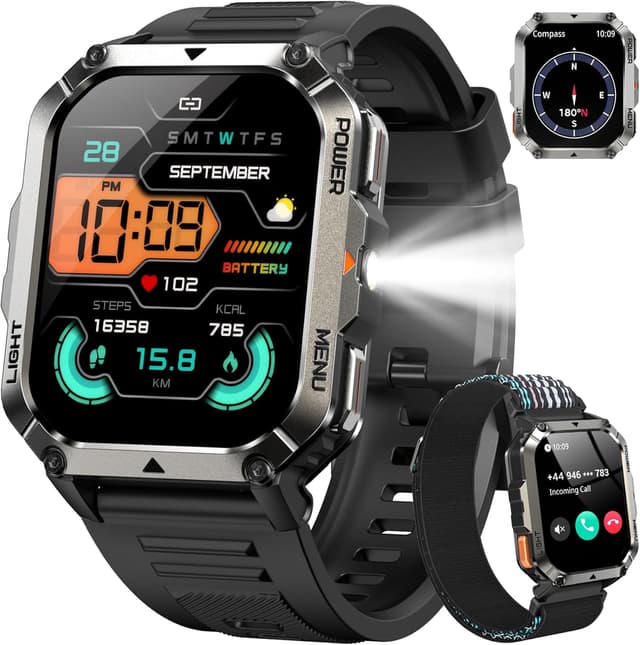 Detalle de Military Smart Watch 2.01" Fitness Watch with Compass