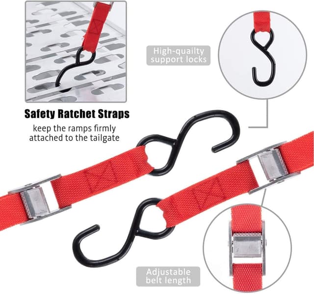 Thumbnail 2 de Lospitch Rampa di Carico Pieghevole in Alluminio 340 kg