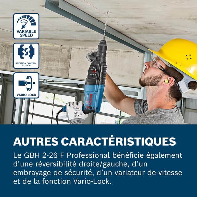 Thumbnail 3 de Bosch Professional GBH 2-26 F perforateur 830 W