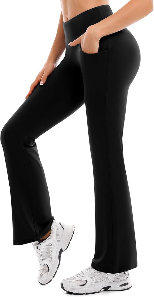 Detalle de Ipletix Flare Leggings for Women with Pockets (Bootcut Yoga Pants)