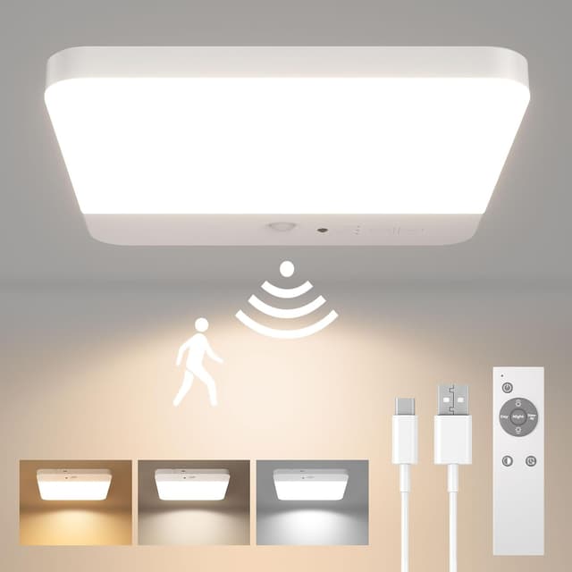 Detalle de FULEN cordless LED ceiling light 6000mAh
