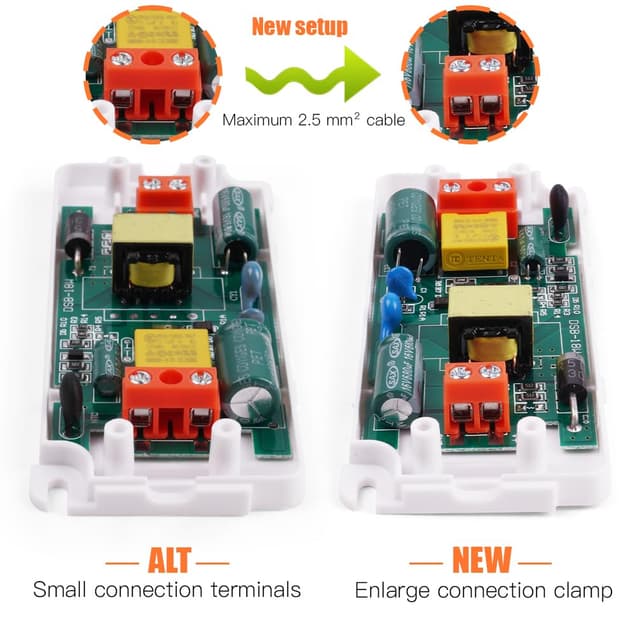 Detalle de AXFEE LED driver 24W 12V 2A for strips