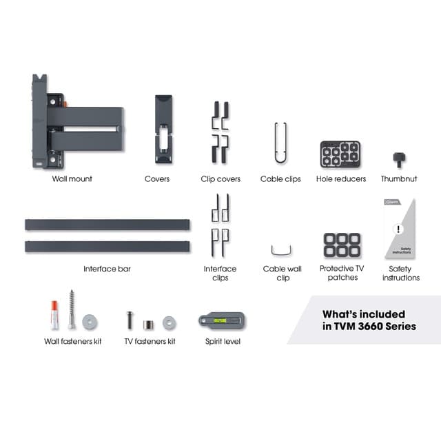 Thumbnail 5 de Vogel's TVM 3665 soporte giratorio 180º para TV 42–77"