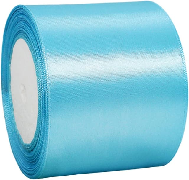 Thumbnail 6 de Satinband 22 m in Salbei Grün, 75 mm