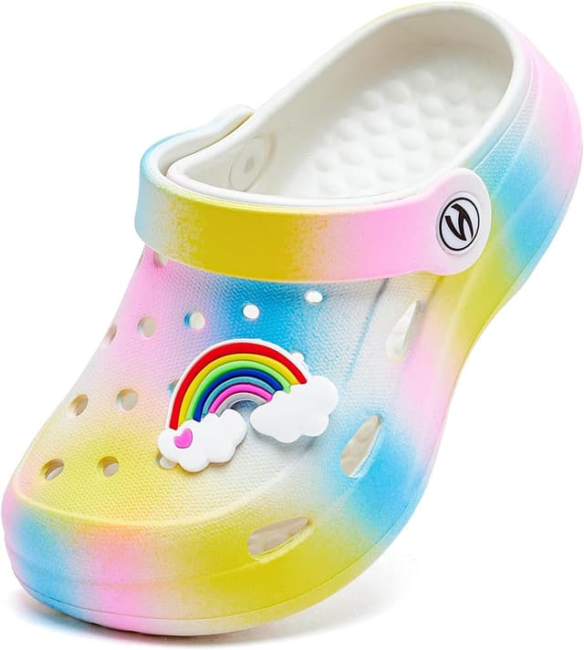 Detalle de HOBIBEAR kid’s garden shoes & cartoon slides clogs