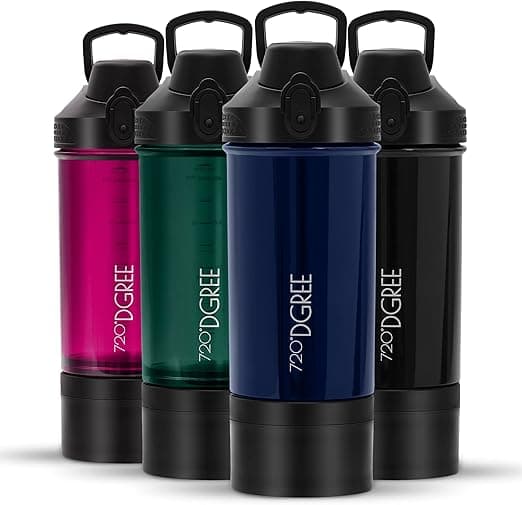 Detalle de 720°DGREE Fitness Shaker uberShaker - Mezcla Perfecta para Proteínas 💪