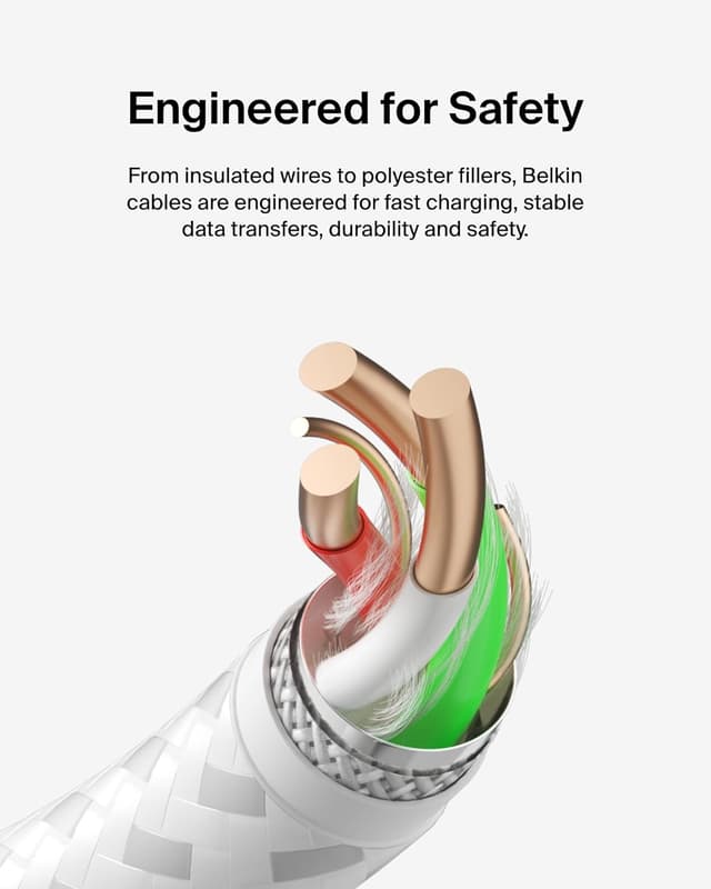 Thumbnail 4 de Belkin BoostCharge USB-C to USB-A Cable 1m