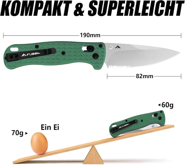Thumbnail 1 de FLISSA FLISSA Taschenmesser Klappmesser AUS-8 190 mm
