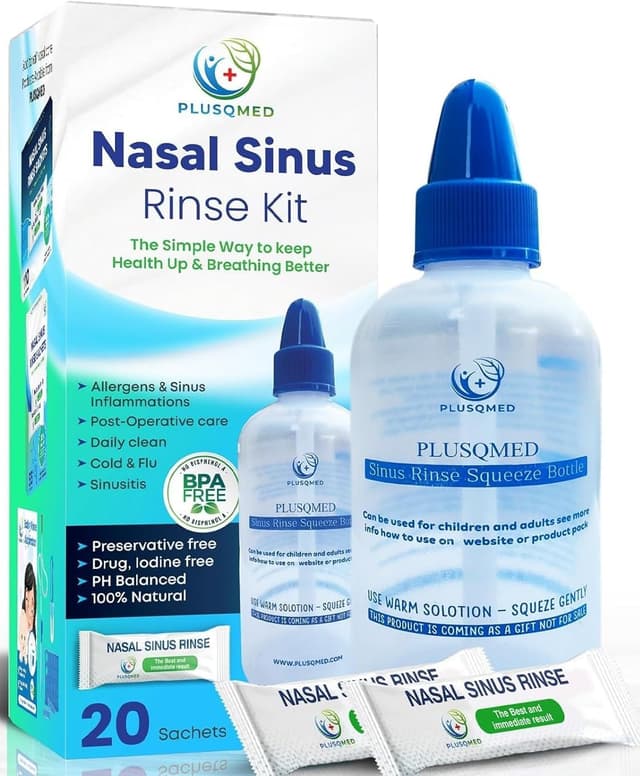 Detalle de PLUSQMED Sinus Rinse Kit 250 ml