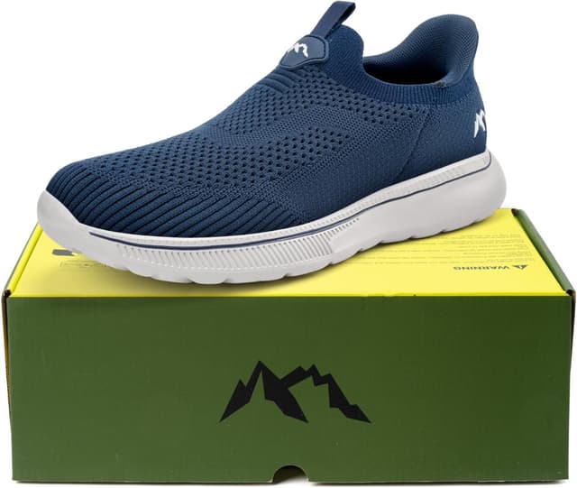 Detalle de ODCKOI Herren Slip-on Sneaker: atmungsaktive Mesh-Turnschuhe ohne Schnürsenkel