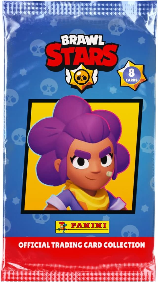 Detalle de Panini Brawl Stars Trading Cards Blister: 5 Hüllen + 2 Limited-Edition-Karten