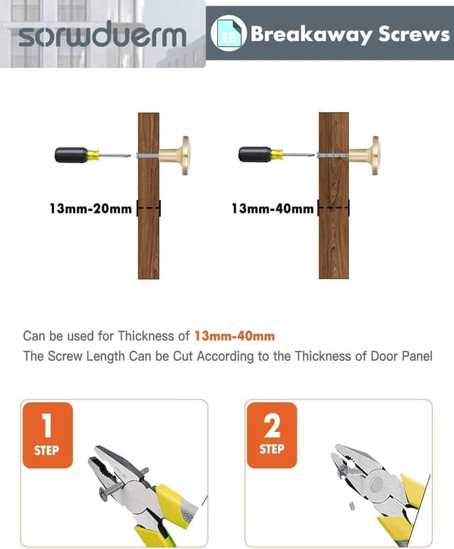 Thumbnail 6 de SORWDUERM Cabinet Knobs