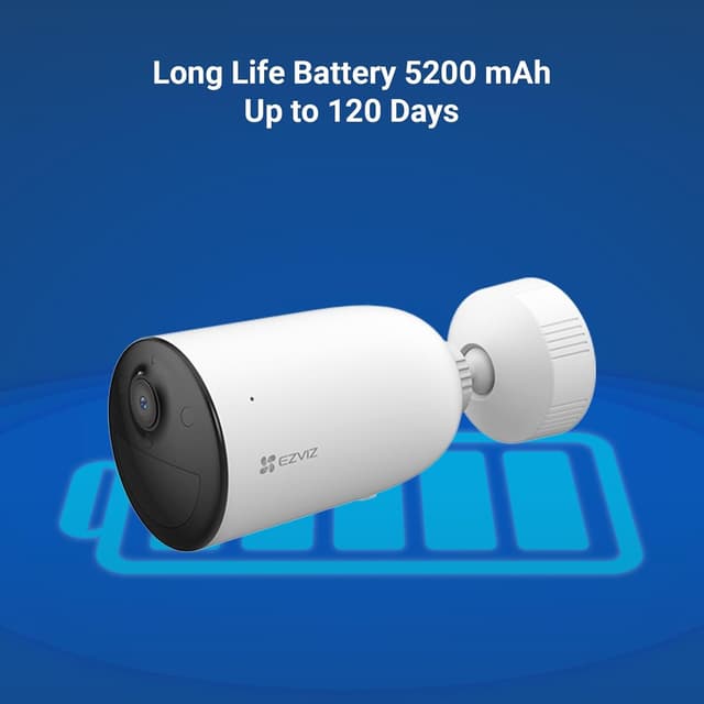 Detalle 2 de EZVIZ 2-Pack 2K Battery Security Camera 4MP