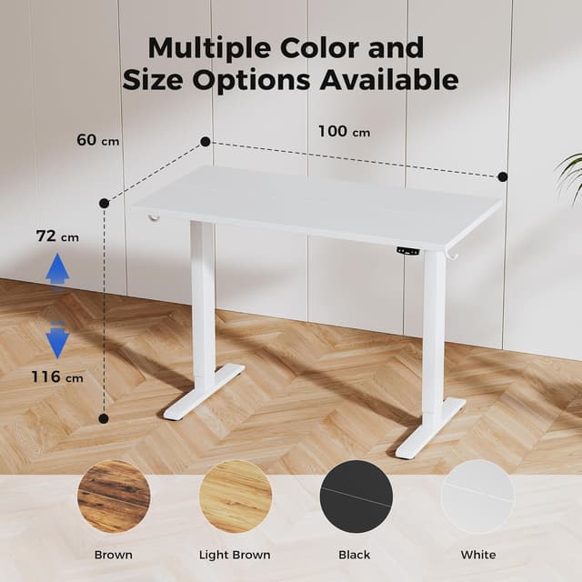 Detalle 2 de Agilestic Electric Standing Desk 100 x 60 cm