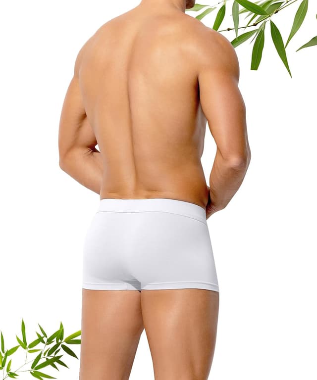 Detalle 2 de Arjen Kroos Bambus-Boxershorts für Herren im 3er-Pack (weiche, atmungsaktive Unterwäsche)