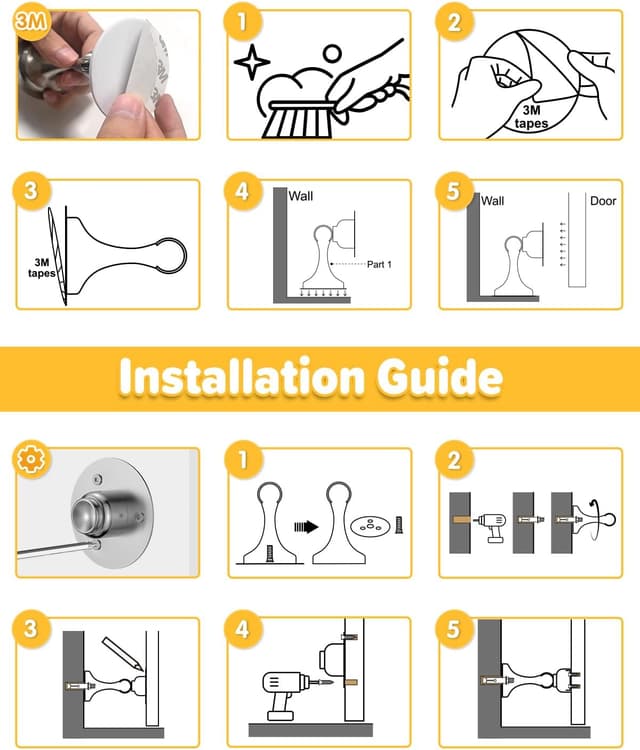 Thumbnail 4 de HELEMAN Door Magnetic Door Catch 1 Pack 🚪