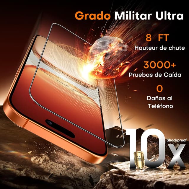 Thumbnail 6 de TOCOL Protector Pantalla para iPhone 17 Pro Max