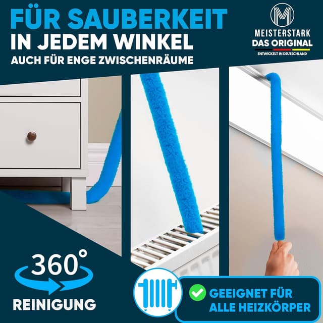 Detalle 2 de DIE ORIGINAL Heizungsbürste lang 115 cm Heizkörperbürste