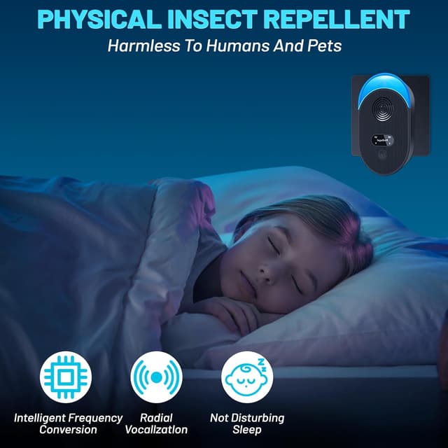 Thumbnail 2 de Ultrasonic Pest Repeller 4 Pack 1600 sq ft