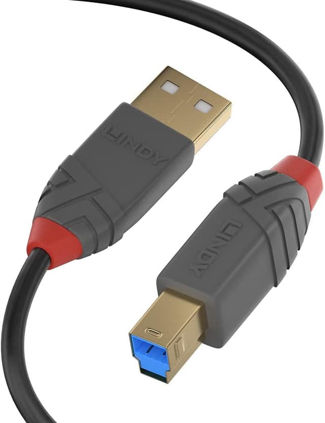 Detalle 2 de LINDY 36664 USB 3.2 Typ A–B Kabel 5 m