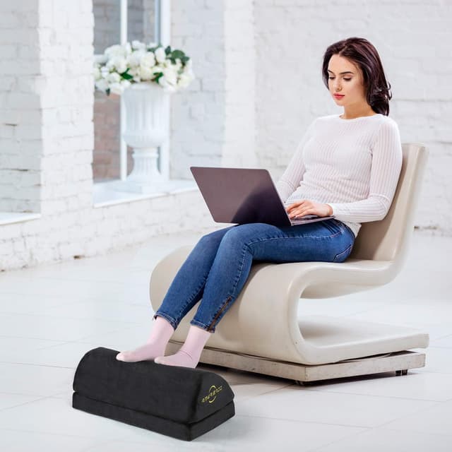 Thumbnail 5 de AMERIERGO Wedged-Shape Foot Rest for Desk