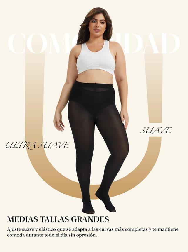 Thumbnail 3 de PUTUO Medias Talla Grande XL-6XL