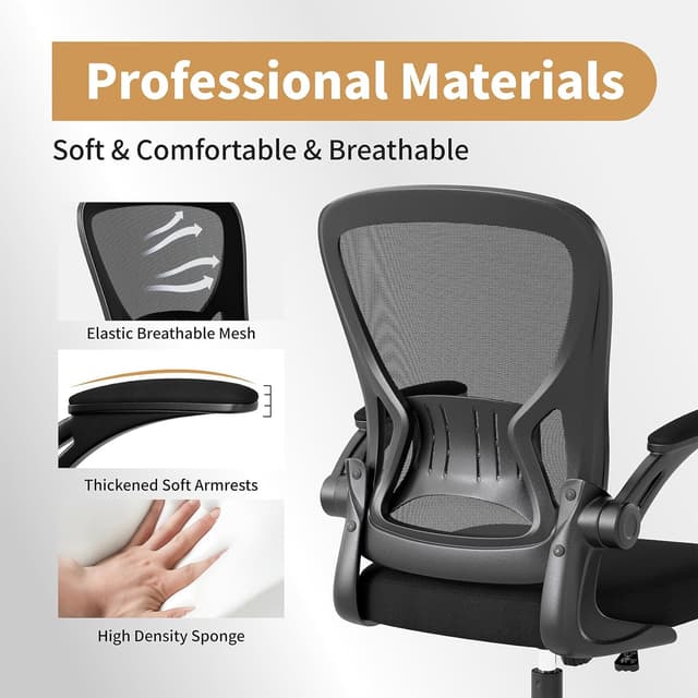 Detalle de Youhauchair Mesh Office Chair, 300 lb capacity