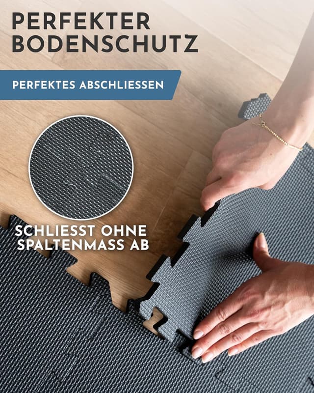 Detalle 1 de NEOLYMP Fitnessmatte Bodenschutz 10 mm