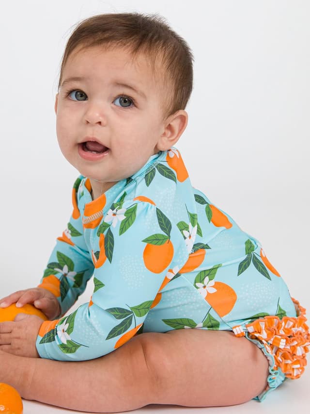 Thumbnail 5 de RuffleButts Floral Rash Guard 50