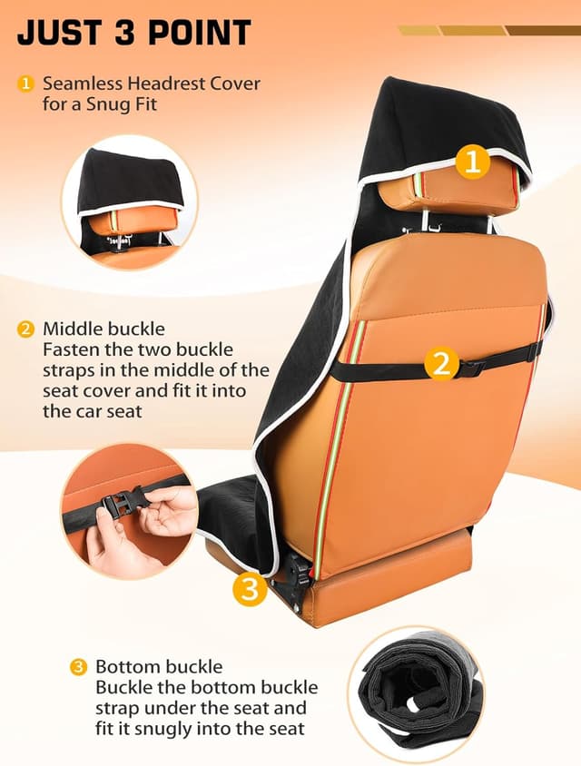 Thumbnail 6 de TESFEEL Car Seat Towel Cover