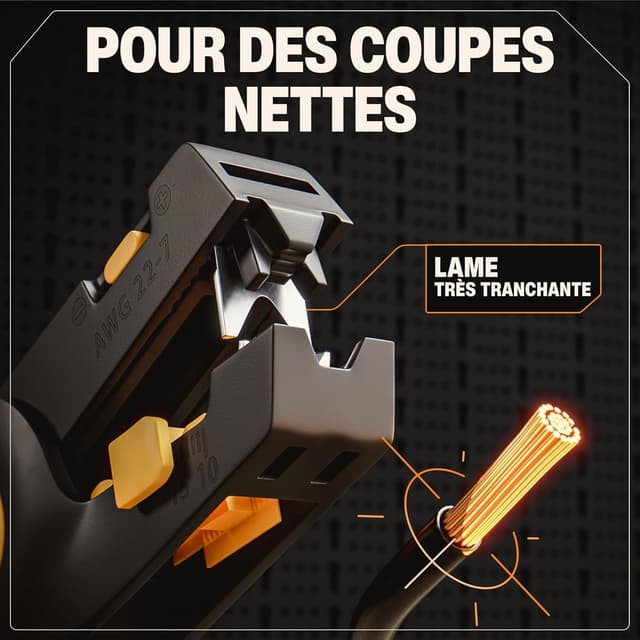 Thumbnail 2 de BAURIX Pince AKURA dénudage 0,5–6 mm²