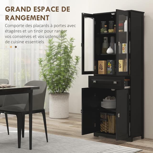 Detalle 2 de HOMCOM armoire de cuisine 160 cm