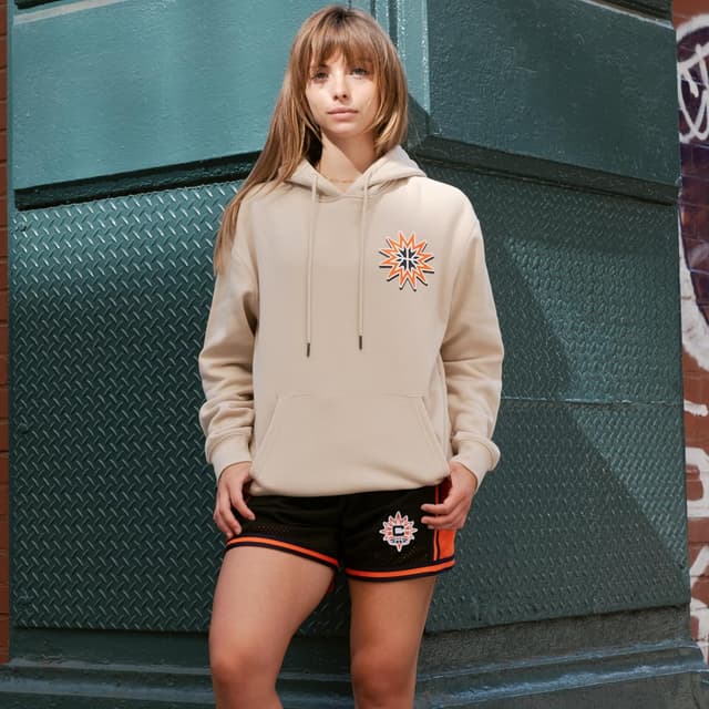 Detalle de Ultra Game Women’s WNBA Official Super Soft Fashion Hoodie Sweatshirt