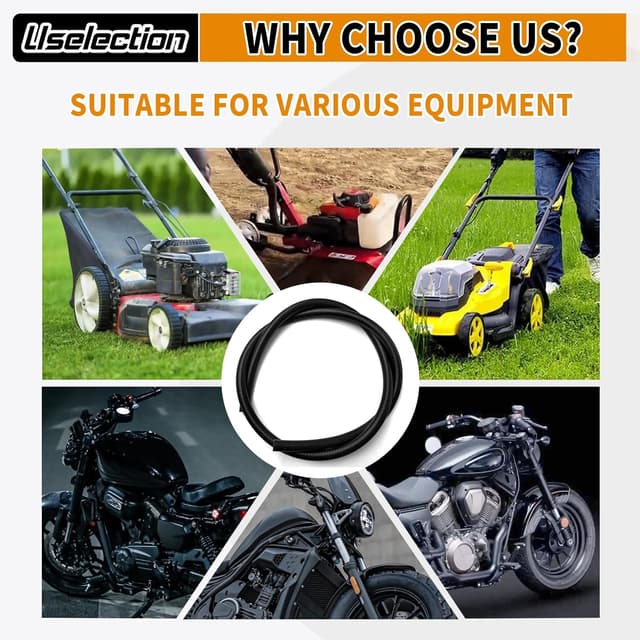 Thumbnail 6 de 10FT Fuel Hose 3/8" ID NBR Rubber