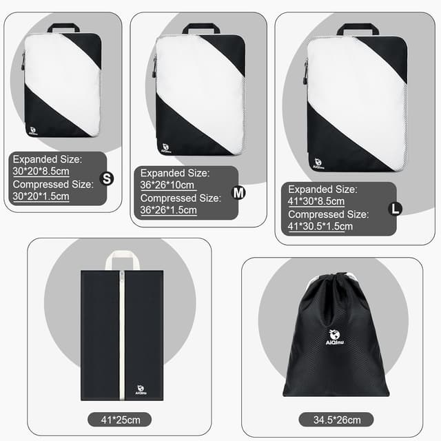 Thumbnail 3 de AiQInu Organizer Valigia 5 Pezzi Set