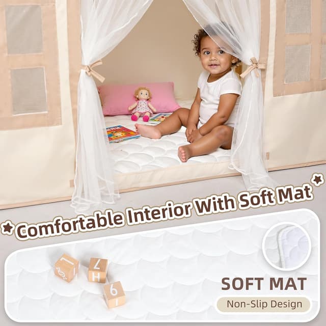 Thumbnail 4 de Senodeer Kids Play Tent Indoor